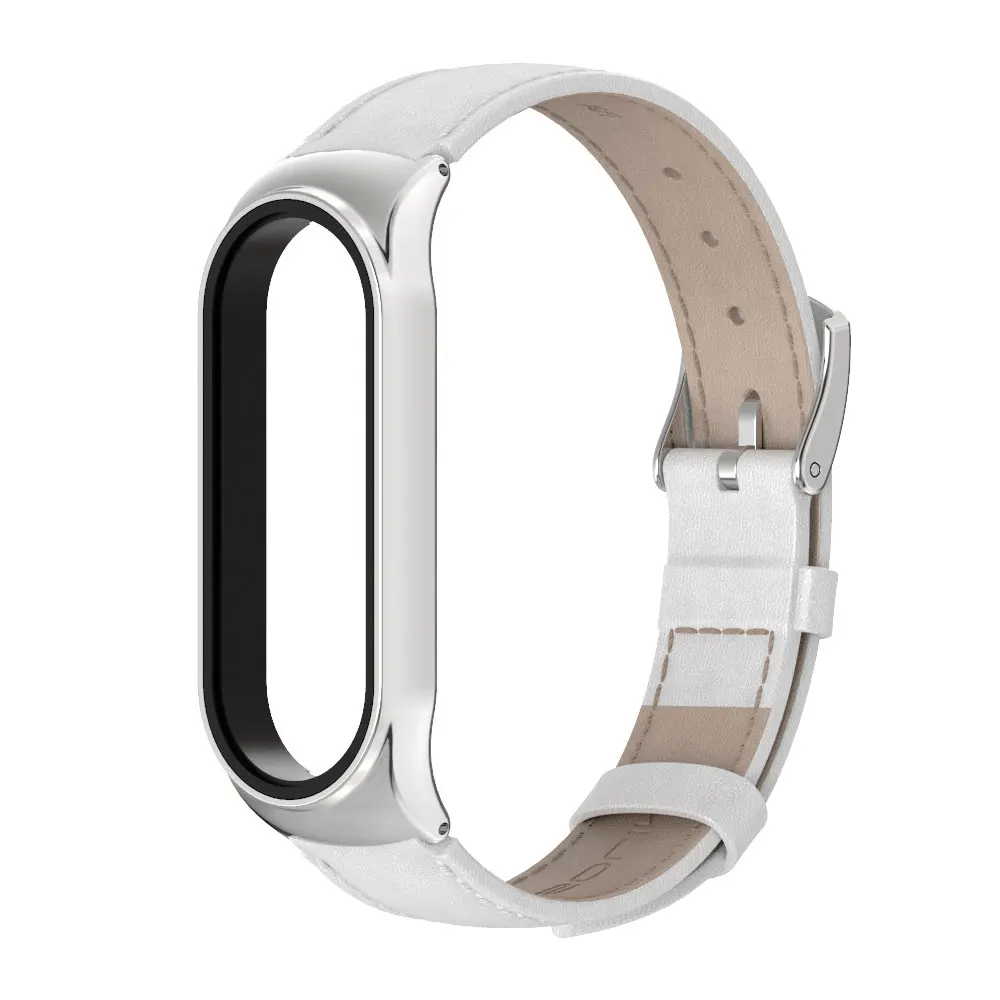 Elegant Leather Strap for Mi Band - Mijobs Design Collection