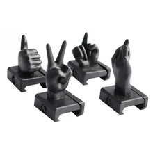 

4Pcs/Set Novelty Finger Thumb Sights For 20mm Wide Rail Mount Base Hunting Scope Mount Decoration