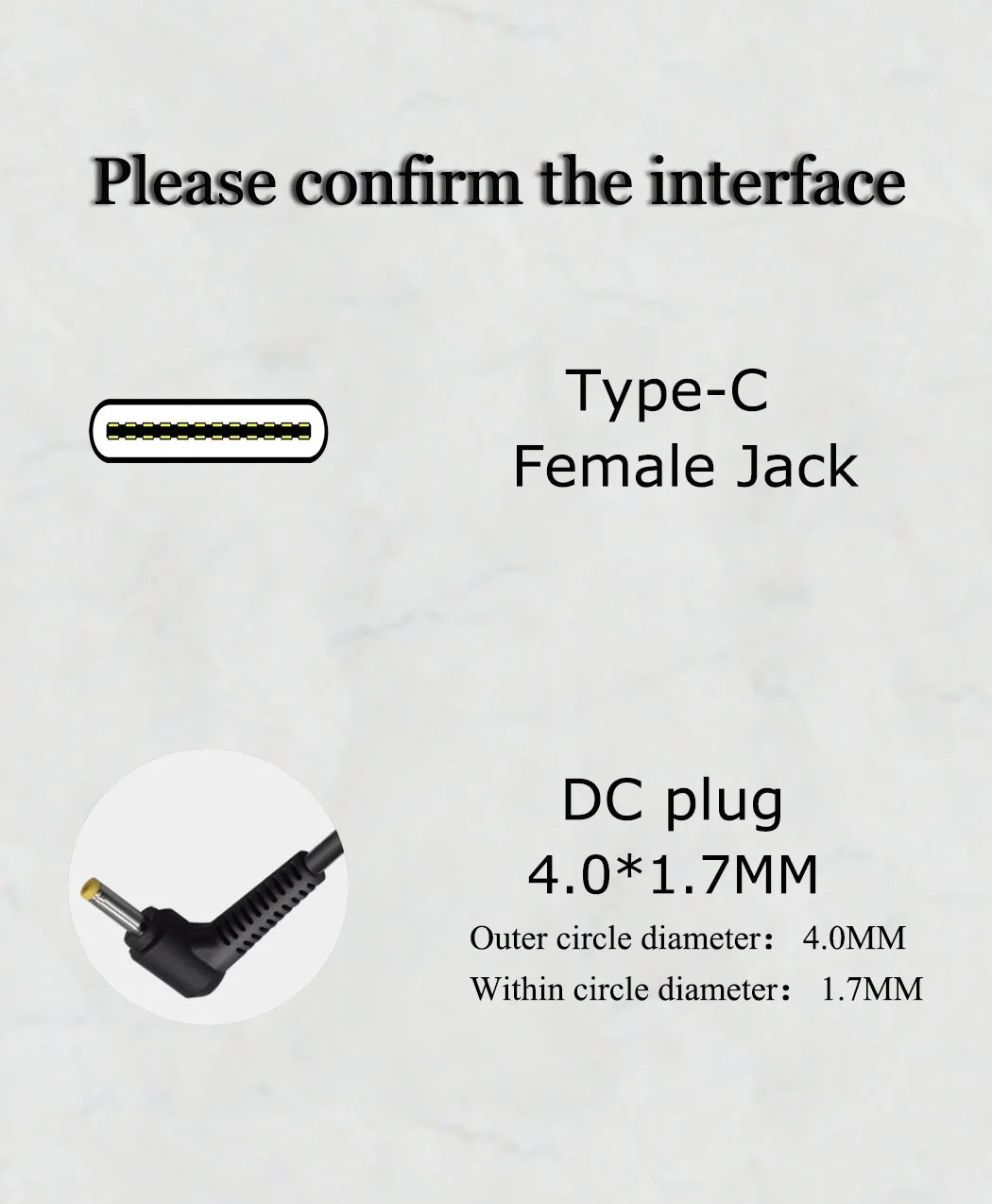 USB-C до 4,0*1,7 мм локоть ноутбука PD Быстрая зарядка преобразования линии тип-c до 4017 приманки линии