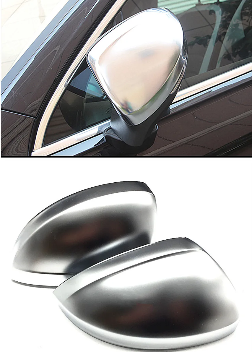 Хромированная боковая зеркальная крышка крышки для VW Tiguan Allspace L MK2 новая Sharan Yeti Tayron матовая хромированная крышка зеркала