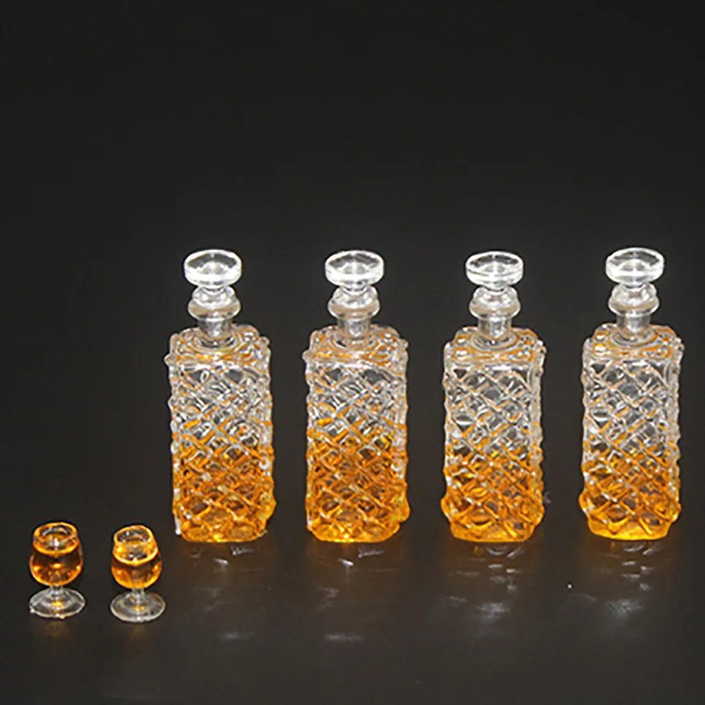 Миниатюрная модель кукольного домика 1:12 /1:6 винной бутылки игровые игрушечные