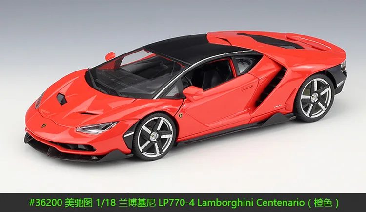 Maisto литье под давлением 1:18 сплав модель автомобиля LP770-4 центенарио Diablo SV Murcielago родстер Huracan Перманентная коллекция для взрослых