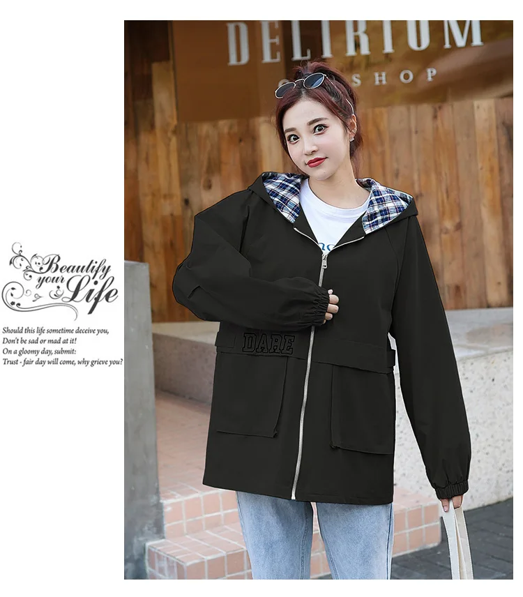 Autumn Clothing GIRL'S MORI Series Junior High School STUDENT'S Korean-style Middle School Students Loose Wind Coat High School