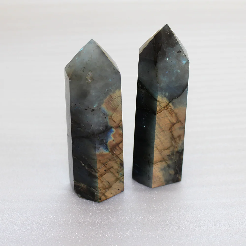 Runyangshi 1 шт. натуральный Лабрадор feldspar Исцеление палочкой камни для аквариума для рукоделия украшения домашний Декор подарок