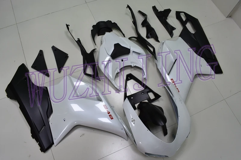 Комплект обтекателей для поездок на мотоцикле DUCATI 1098 2010 Обтекатели 848 2007 белый черный обтекатель для мотоцикла для поездок на мотоцикле DUCATI 1098 2007-2011