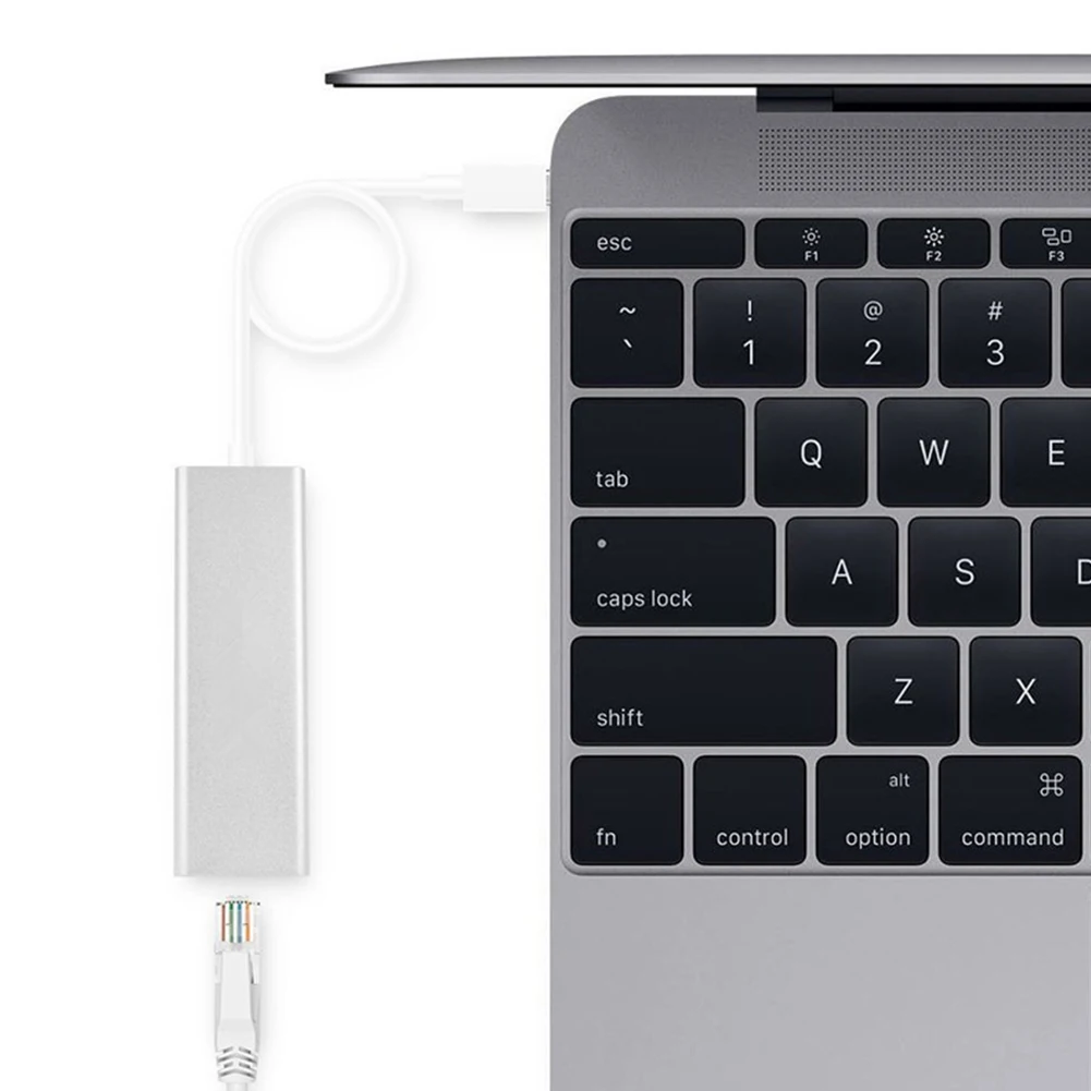 Разъемы концентратор ноутбук сетевая карта алюминиевый сплав USB Kilomega адаптер Внешний LAN Ethernet type-c к RJ45