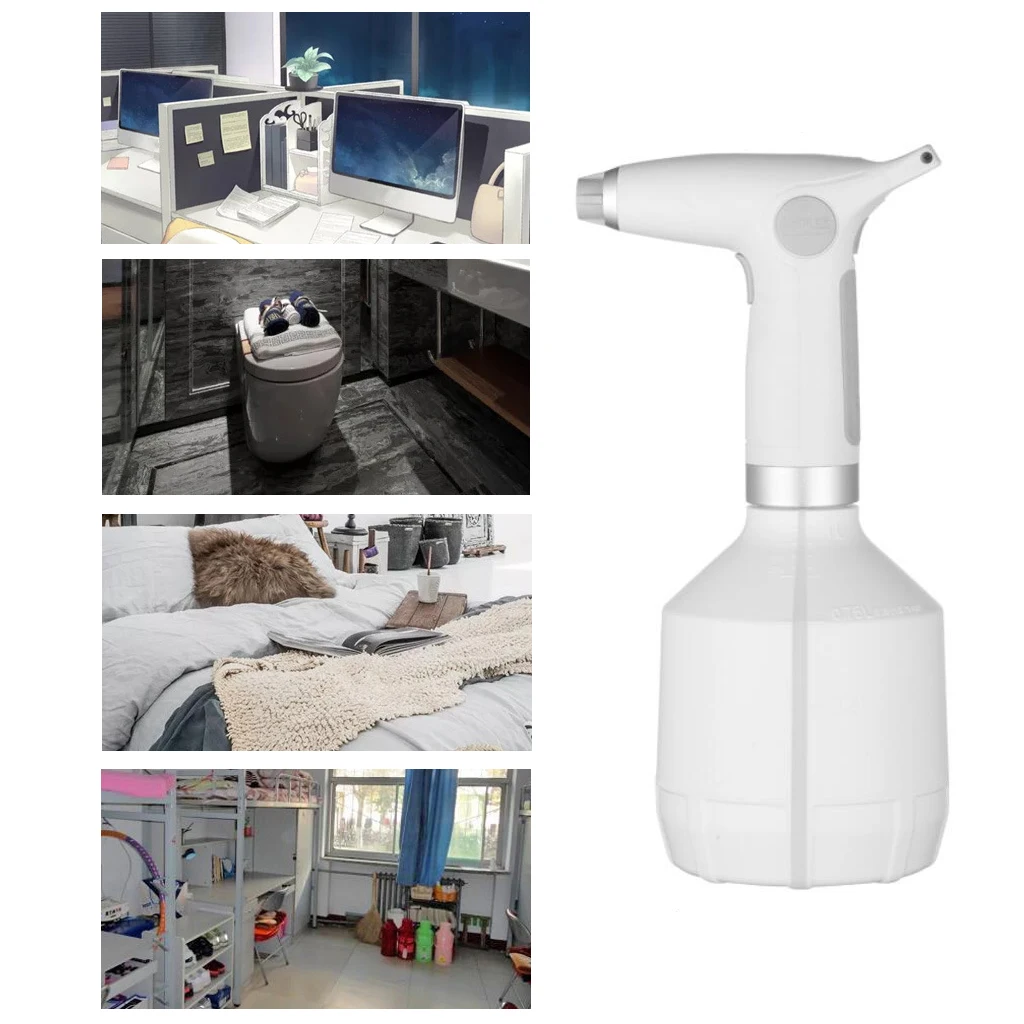 Household 1000ml USB Rechargeable Atomizer Sprayer Sanitizing Fogger Machine Fogger Steam Mist Automatic