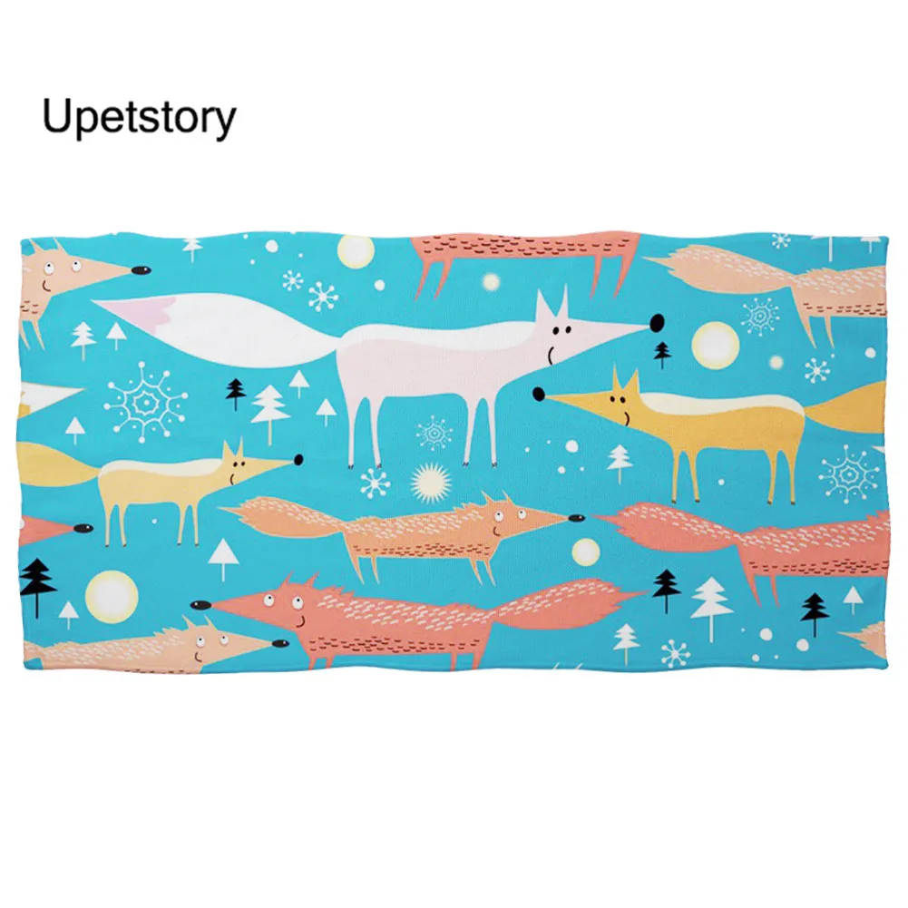 Upetstory печать мультфильм лиса домашняя Ванна Душ для детей мальчиков девочек