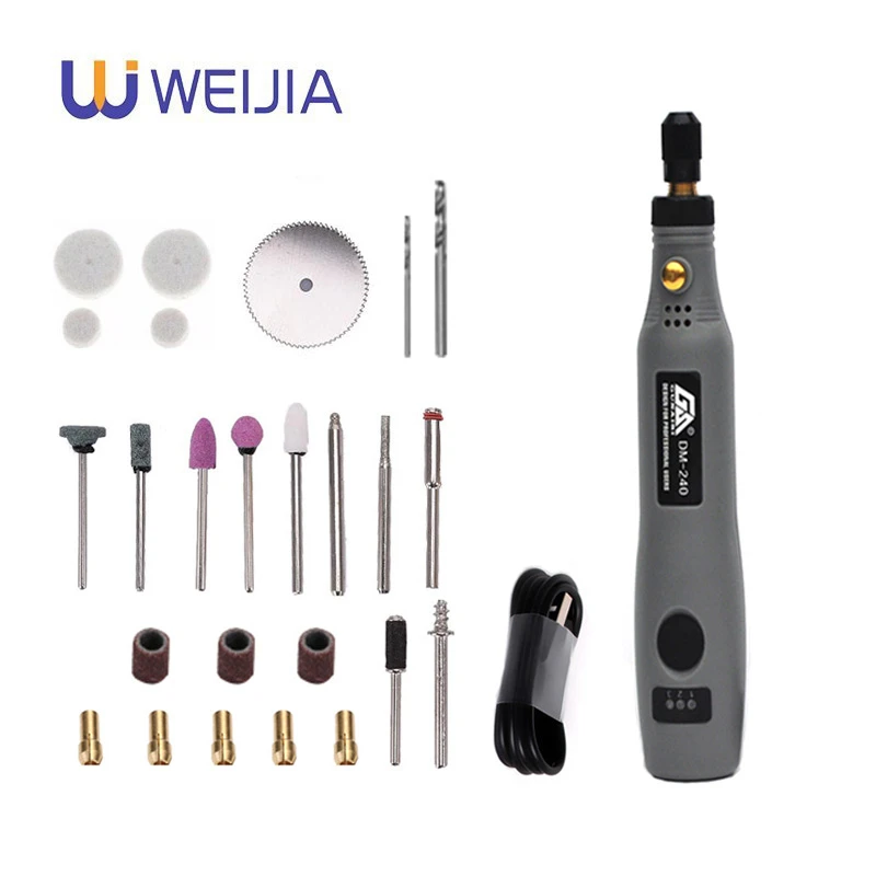 Comprar Mini Taladro Inalámbrico herramientas eléctricas taladro eléctrico 3,6 V molinillo accesorios de molienda juego de bolígrafo de grabado inalámbrico para dremel hogar DIY