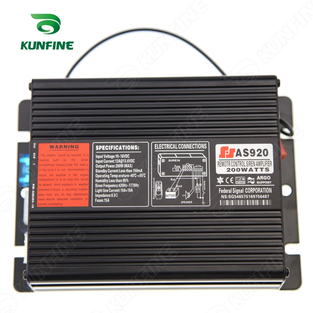 200W car siren horn car speaker horn AS920 (2)