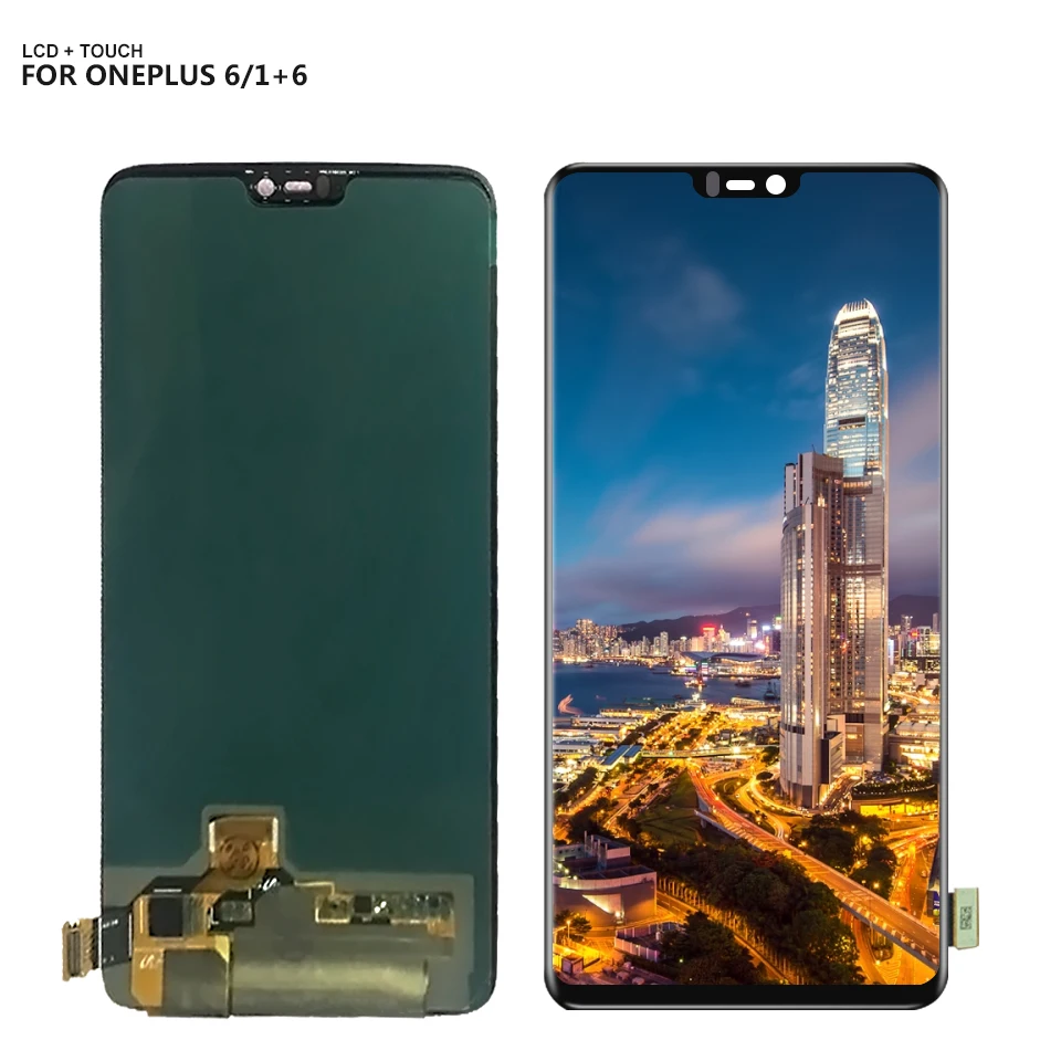 Бесплатная доставка для Oneplus 6 сенсорный экран дигитайзер ЖК дисплей в сборе 1 +