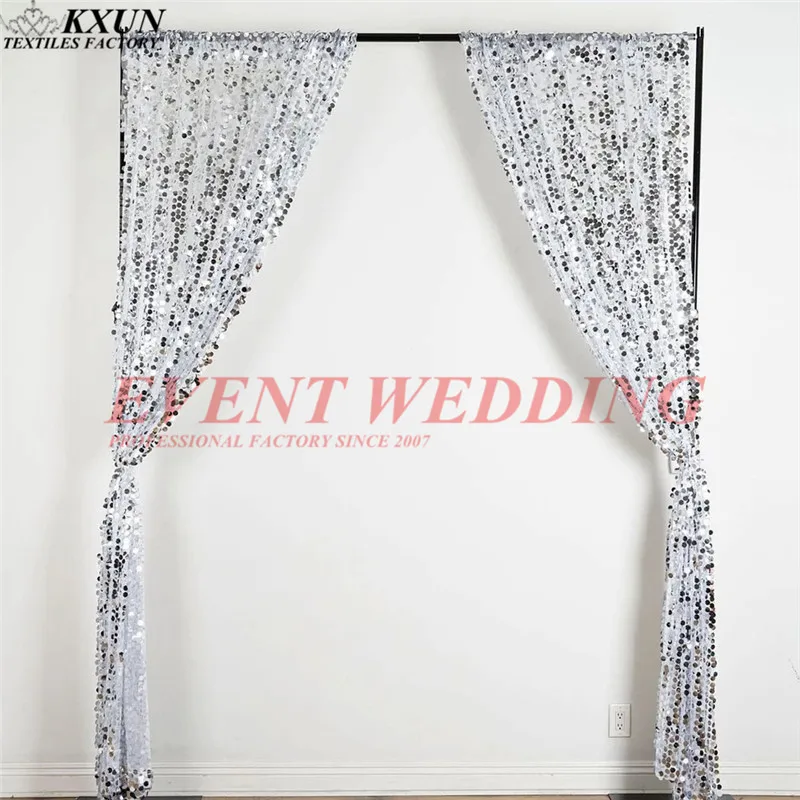 

9mm Wedding Sequin Backdrop Curtain Photo Booth Stage Background Event Party Banquet Decoration
