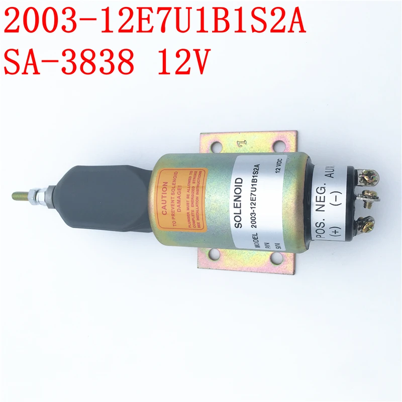 Электромагнит останова SA-3838-12 2003-12E7U1B1S2A 12V