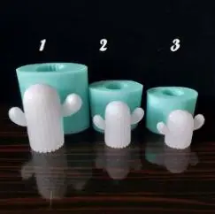 PRZY 3D мясо кактус завод штукатурка плесень украшение дома декоративная форма для свечей суккулент Кактус свечи формы смолы глины формы