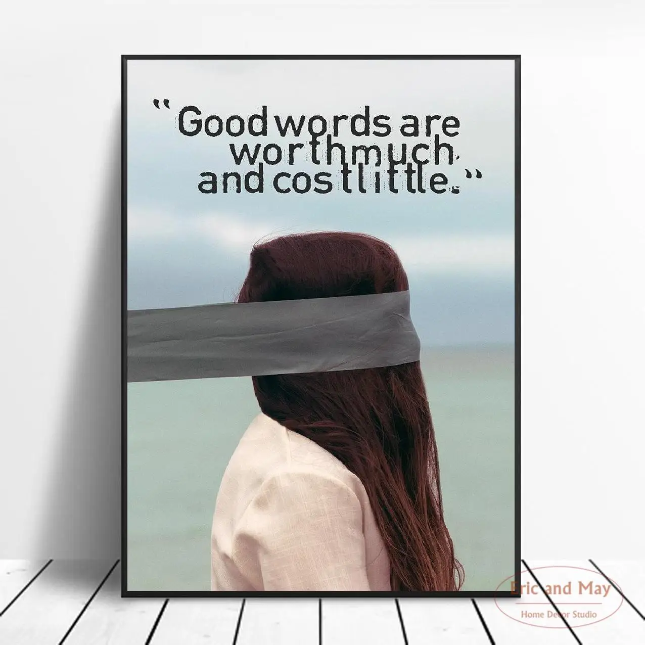 Good Words Motivational Inspirational Quote Canvas Painting Posters And Prints Wall Pictures For Living Room Home Decorative | Дом и сад