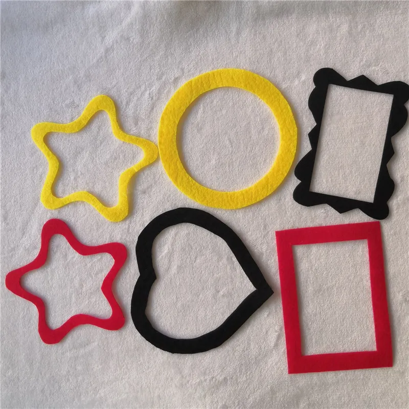 Marcos de accesorios para fotografía, mantas para Milestone, 100th aniversario, luna llena, foto/Hecho de fieltro