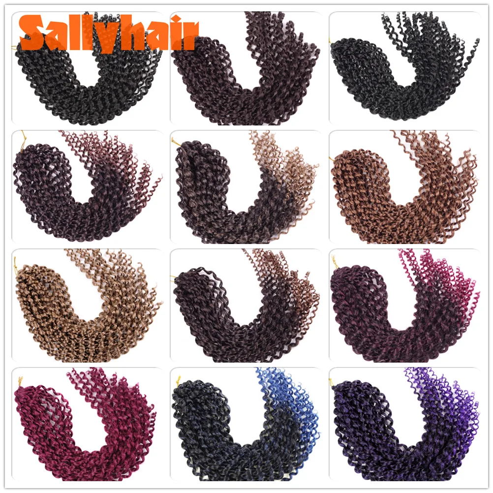 Sallyhair пушистые плетеные косички вязаные крючком волосы Омбре синтетические для