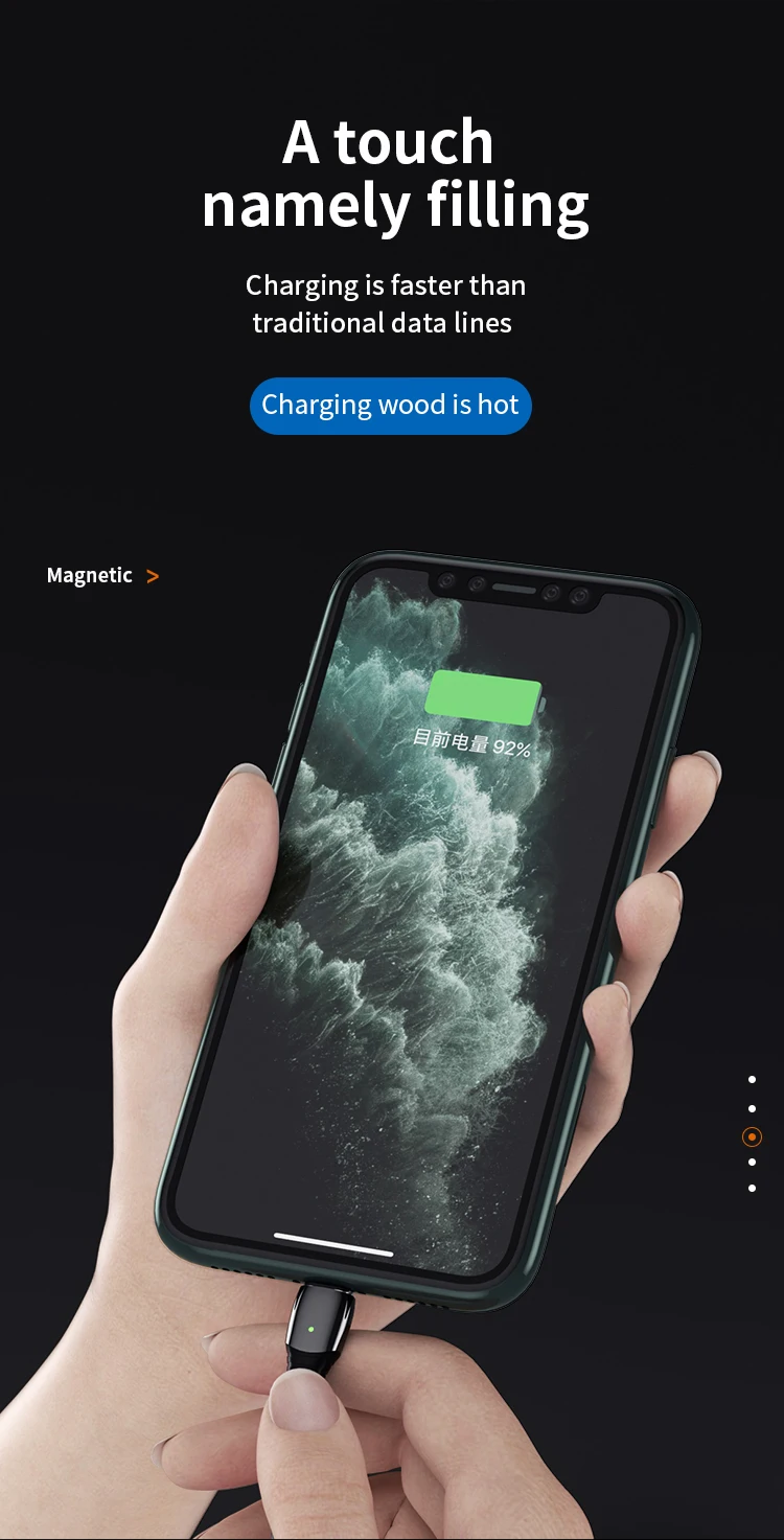 Магнитный usb-кабель Meide 2 м для iPhone XS samsung, зарядное устройство Micro USB type C, быстрая зарядка Micro usb type-C