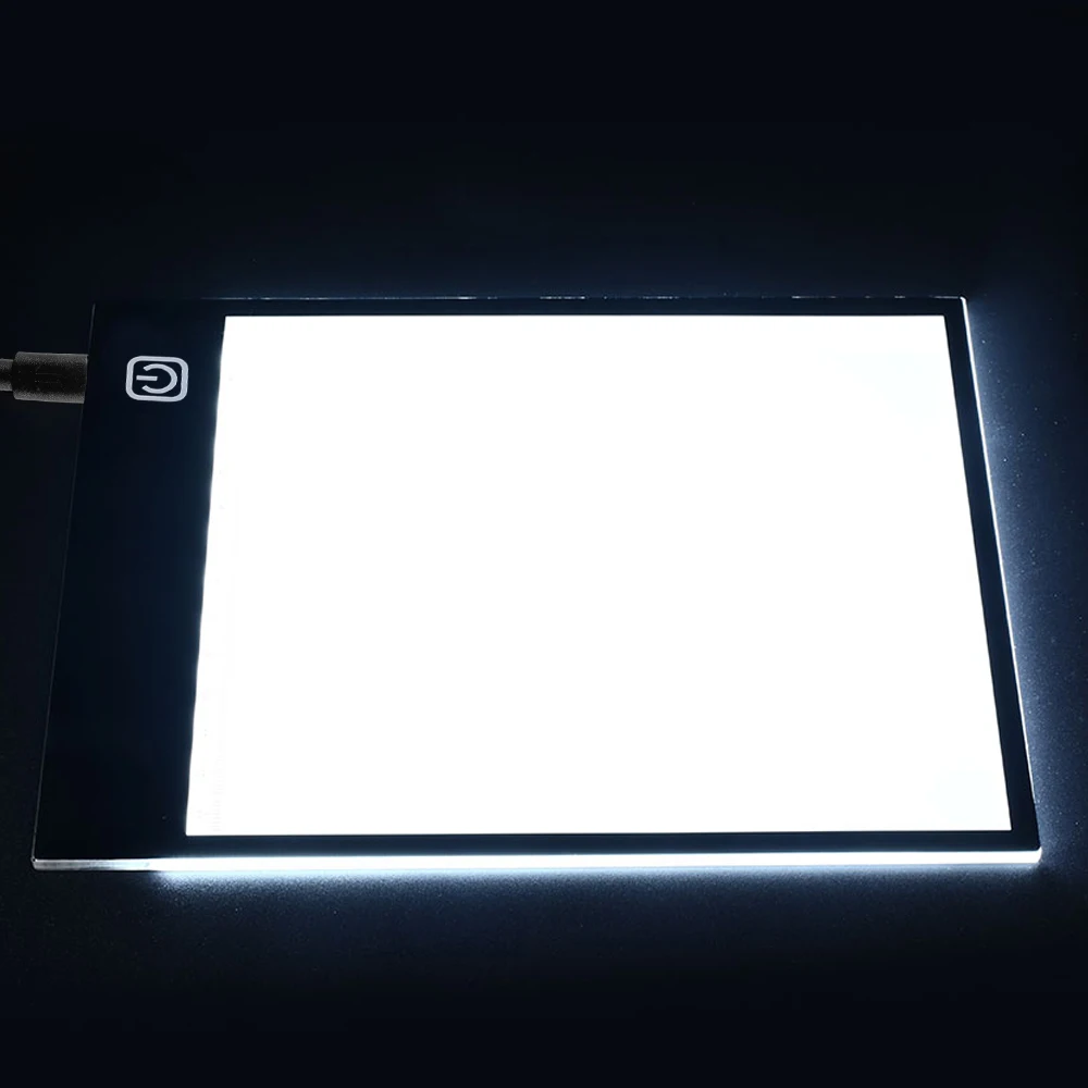 A5 светодиодный планшет для рисования, цифровой графический планшет, USB светодиодный светильник, коробка для копирования, Электронная художественная графическая живопись, письменный стол