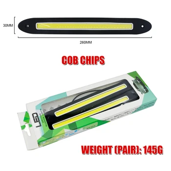 

2PCS New Arrival led drl ,12V 12W cob led drl, High power COB drl for Daytime Running Light
