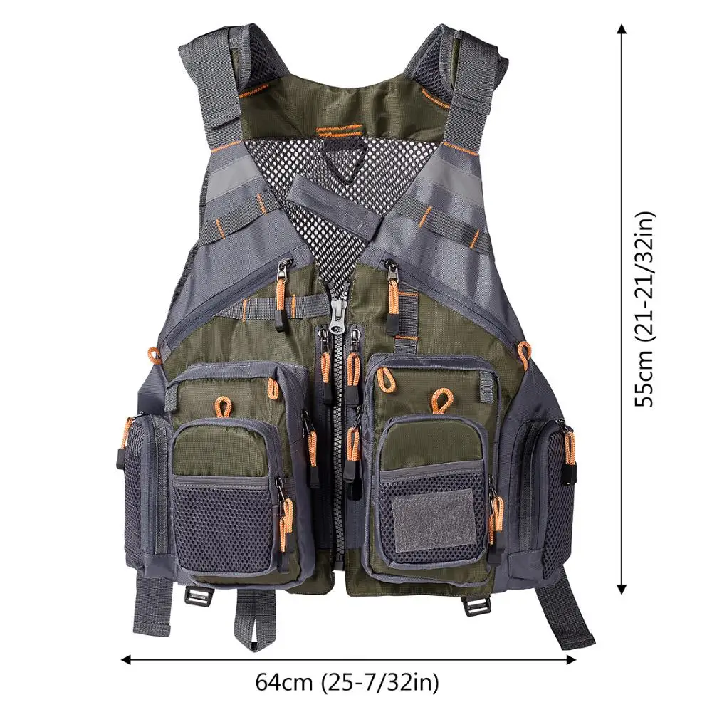 Breathable Fishing Vest Outdoor Sports Fly Swimming Adjustable Vest Fishing Tackle fly fishing vest,fishing vest