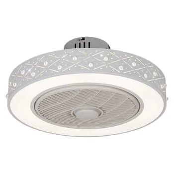 

Ceiling fan light new modern minimalist remote control mobile APP control led fan ceiling lamp bedroom invisible fan light