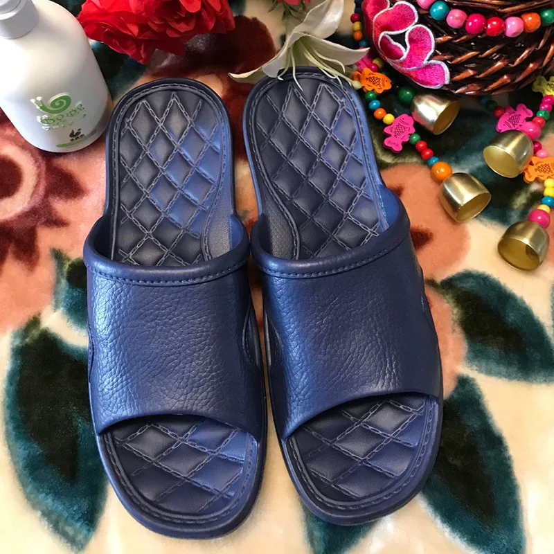 

New Style Bathroom Slippers Women's Summer Couples Anti-slip Household Students Plastic Slippers Stall Bath Sandals
