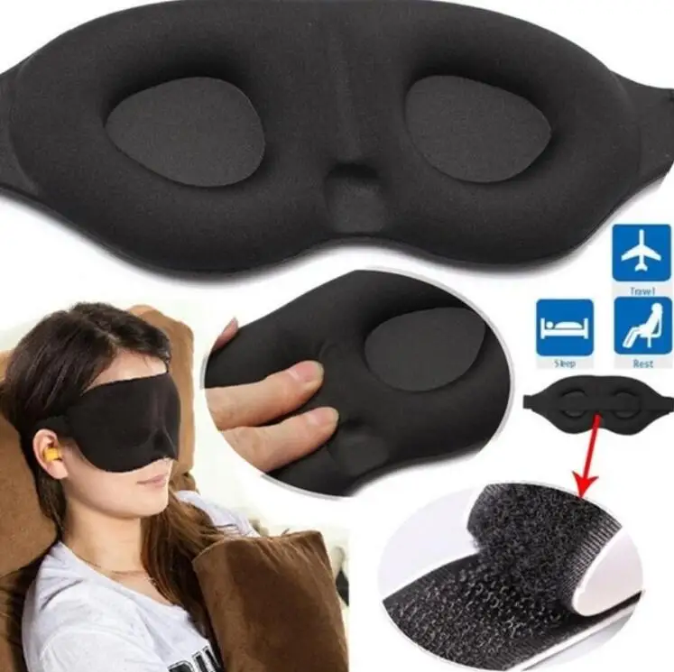 1 шт. 3D маска для сна, маска для отдыха в путешествии, маска для глаз, мягкая маска для сна, повязка на глаза, Массажер Для Расслабления Глаз, инструменты для красоты