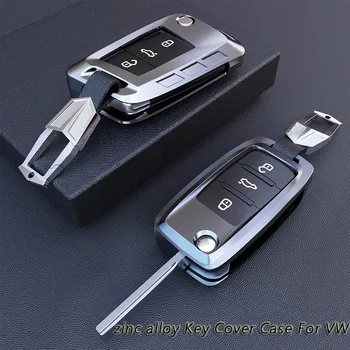 

Zinc alloy Key Cover shell Case For Volkswagen VW Golf Bora Jetta POLO GOLF Passat Skoda Octavia A5 Fabia SEAT Ibiza Leon TIGUAN