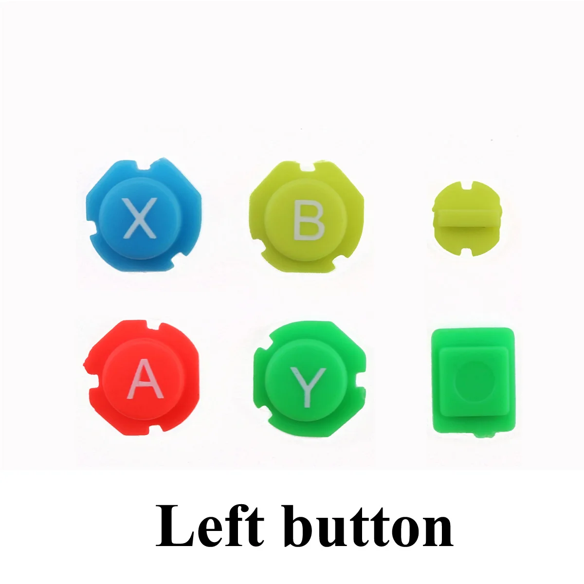 YuXi DIY ABXY D-Pad кнопки, сменные цветные кнопки для PND переключатель NS для Joycon левый и правый контроллер - Цвет: Left