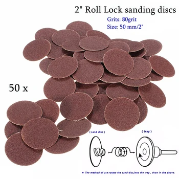 

80 Grits Sanding Disc Sander Sandpaper Aluminum Oxide Polishing Grinding Tool