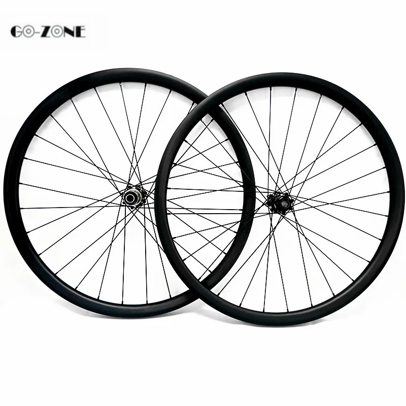 650b thru axle wheelset