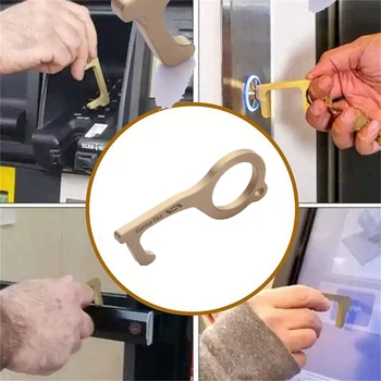 

Zero Touch Door Open Tool Reusable Handle Tools Substitute Hand EDC Door Opener,The Contactless Elevator Button Tool