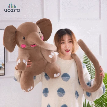 

Elephant Pillow Long Nose Comfort Doll Children Gift Plush Toy Almofada Coussin Cojines Cushion Almofadas Para Sofa Decorative