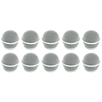 

10pcs/lot New Replacement Ball Head Mesh Microphone Grille for Shure PG58 PG 58 Accessories