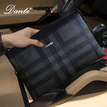 

Factory Direct Selling MEN'S Handbag Dante Brand Europe and America Wind xin feng bao Men's Bag Genuine Leather Hand Grab Bag on