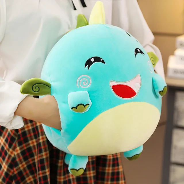 New Plush Dinosaur Unicorn Elephant Cat Toys Soft Colorful Stuffed Animal 3 In 1 Pillow With Blanket For Children Cartoon Gift