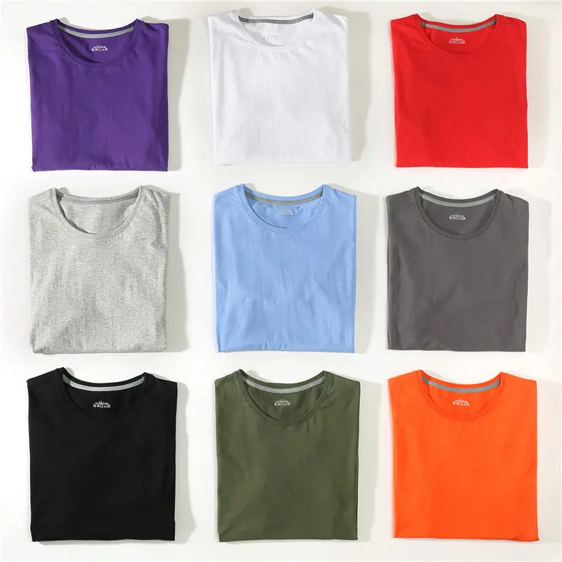 5XL T Shirts Men Women Clothing Cotton Summer Short Sleeve Solid Male Female Tshirts Top Tees O-Neck Plus Size Tee shirt MuLS 18