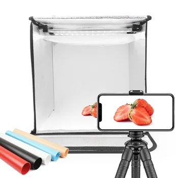 

Light Box 40*40*40cm F40A Portable Softbox Foldable Studio Light Tent with 5 Colors Background for Studio Shooting Photography