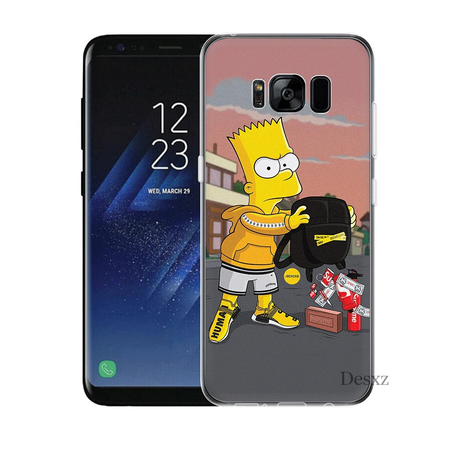 Мобильный чехол для телефона для samsung A3 A5 A6 A7 A8 A9 A10 A20 A30 A40 A50 A60 твёрдая обложка с изображением Симпсона для маленьких мальчиков - Цвет: H10
