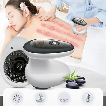 

Kd-815 Electric Massage Device Universal Suction Vibration Warm And Dredge Soothing Portable Durable