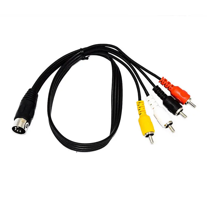 0 5 м Din с 5-контактным штыревым 4 RCA штекер Phono адаптер гнезд Аудио Видео кабель iphone
