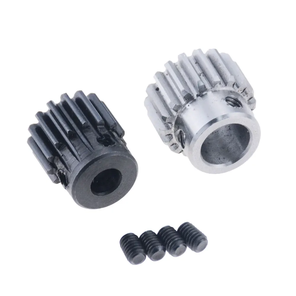 1Mod 1 Modulus Gear the rack Gear pinion motor gear transmission gear 1pc 1Mod 15T 18T Motor Pinion Gears Bore 6/8/10mm 45 steel cnc gear