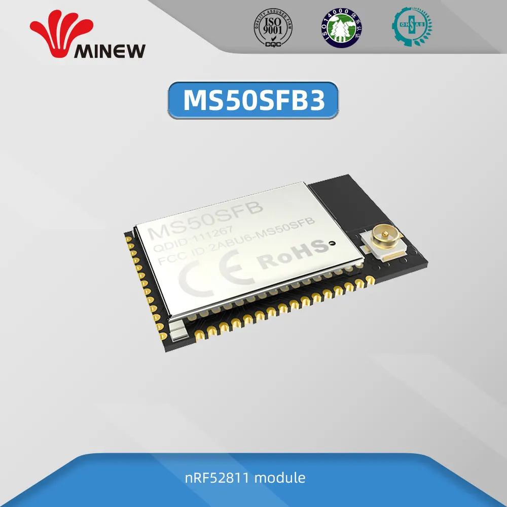 Большой диапазон беспроводной BLE5.1 модуль нордический nRF52811 модуль макетной платы