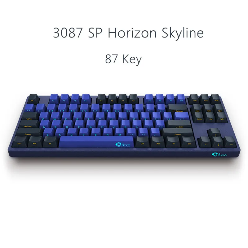 AKKO 3087/3108 SP Horizon Skyline игровая механическая клавиатура 87 клавиш/108 ключ Cherry MX Switch 85% PBT TYPE-C USB для компьютера - Цвет: 3087 SP 87 Key