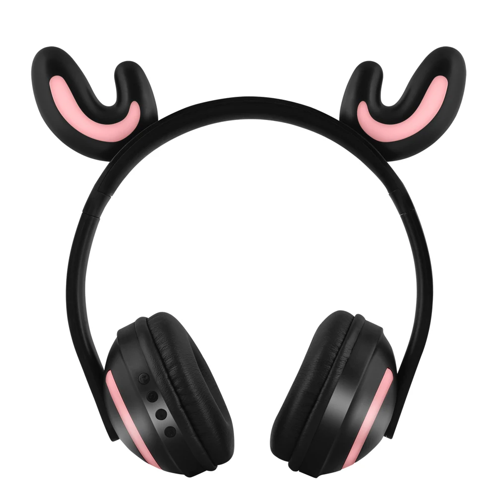 Type 4 Беспроводные наушники Bluetooth, светящиеся наушники с кошачьими ушками, стерео Музыкальная гарнитура с микрофоном, регулируемая повязка на голову для женщин, подарок для девочек - Цвет: Type 4