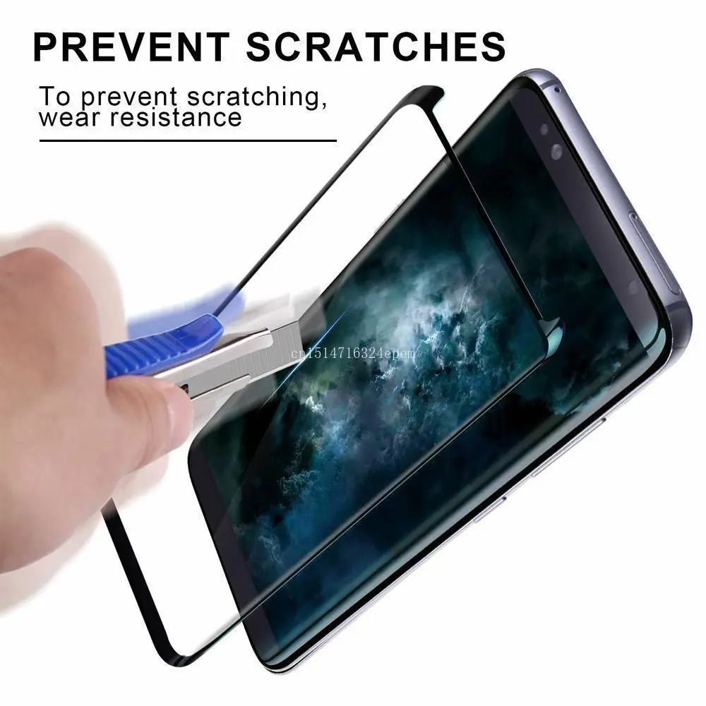 Закаленное защитное стекло для экрана полное покрытие для Samsung Galaxy S8 S9 Plus защитное стекло