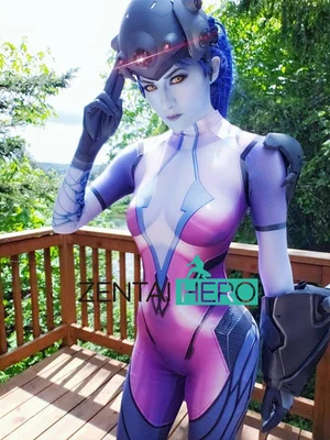 Новейший костюм D. VA Косплей роковой вдовы 3D напечатанный Widowmaker кожи игровой костюм зентай Хэллоуин женские боди для девочек
