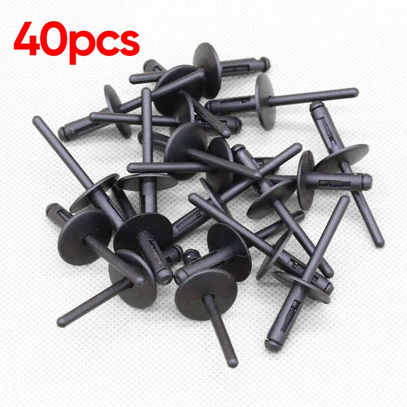 Moulding Car Rivets Tool 51777171004 40x Panel Plastic For BMW X1 E84 51717002953 Clip Black Assortment | Автомобили и мотоциклы