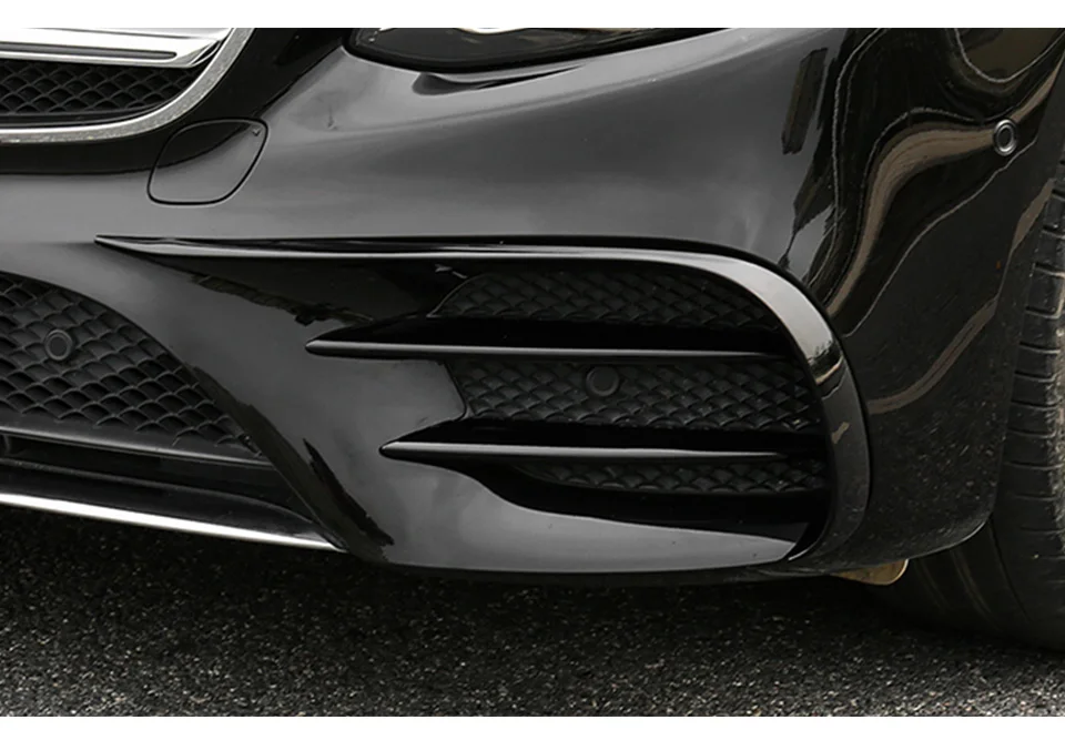 Для- Mercedes E W213 amg Mercedes benz E W213 E43 E63 передний противотуманный светильник аксессуары для отделки бровей